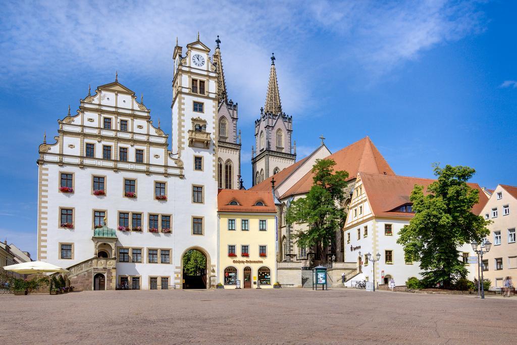 Gasthaus Zum Schwan Oschatz Exterior foto