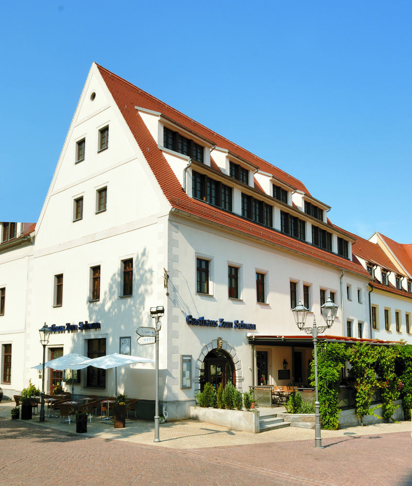 Gasthaus Zum Schwan Oschatz Exterior foto